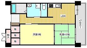 福岡県久留米市津福本町276-3（賃貸マンション1LDK・4階・51.80㎡） その2