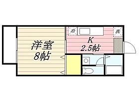 サンビレッジ赤坂 B0102 ｜ 福岡県筑後市大字蔵数513-10（賃貸アパート1K・1階・27.08㎡） その2