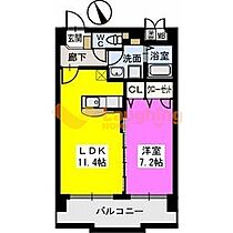 福岡県久留米市日ノ出町1-1（賃貸マンション1LDK・9階・45.03㎡） その2