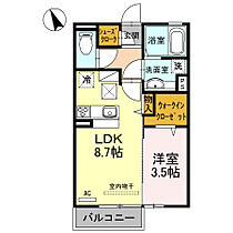 福岡県久留米市東櫛原町503-12（賃貸アパート1LDK・1階・33.39㎡） その2