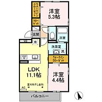 福岡県久留米市梅満町1618-9（賃貸アパート2LDK・3階・49.21㎡） その2