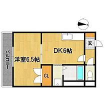 福岡県久留米市朝妻町2-7（賃貸マンション1DK・4階・35.00㎡） その2