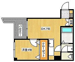 カサベルデ本町 101 ｜ 福岡県久留米市本町15-22（賃貸マンション1DK・1階・29.52㎡） その2