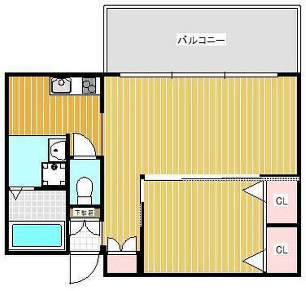 福岡県久留米市東櫛原町(賃貸マンション1LDK・1階・40.56㎡)の写真 その2