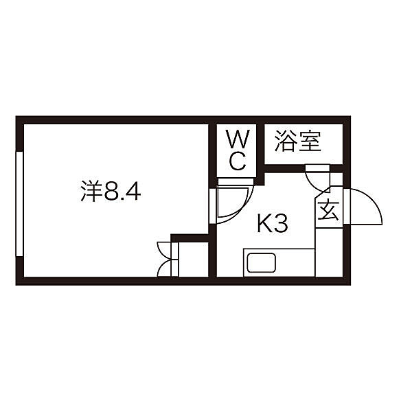 アーマライトシティ ｜北海道札幌市中央区南六条西18丁目(賃貸マンション1K・1階・22.39㎡)の写真 その2