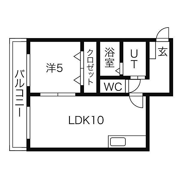 ラ・フェスタ72 ｜北海道札幌市北区新琴似七条2丁目(賃貸マンション1LDK・2階・36.45㎡)の写真 その2