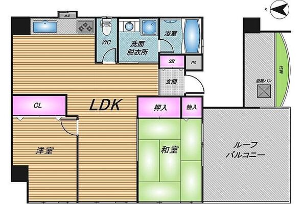 間取り コートヴィレッジ繁多川 2階/-