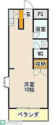 メゾン新栄3 ワンルームの間取図画像