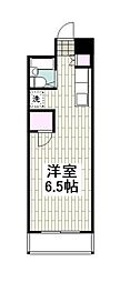 メゾン539 1Kの間取図画像