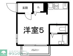メゾン・ド・ラエラ ワンルームの間取図画像