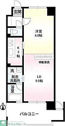 メゾン・ブランシュ・ナガサカ 1LDKの間取図画像