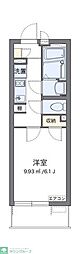 クレイノエテルノ 1Kの間取図画像