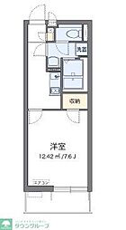 CLEINOリーブル横浜 1Kの間取図画像