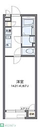 CLEINOPOP花田 1Kの間取図画像