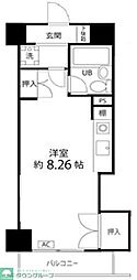 ペルソナージュ横浜 ワンルームの間取図画像