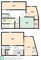 ポピュラーハウスA 4DKの間取図画像