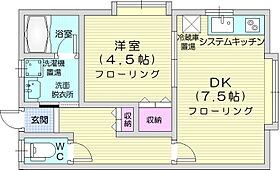 北海道札幌市東区北四十三条東8丁目（賃貸アパート1DK・2階・28.00㎡） その2