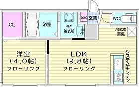 Terrace Kasumi  ｜ 北海道札幌市中央区南十条西1丁目（賃貸マンション1LDK・4階・32.68㎡） その2