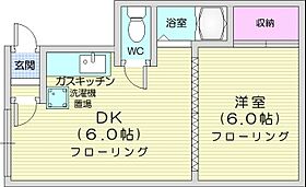 サンハウス  ｜ 北海道札幌市中央区南十条西9丁目（賃貸アパート1DK・2階・21.38㎡） その2