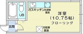 パラシオン南10条  ｜ 北海道札幌市中央区南十条西8丁目（賃貸マンション1R・4階・21.87㎡） その2