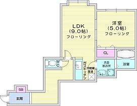 北海道札幌市東区北四十二条東5丁目（賃貸アパート1LDK・2階・36.85㎡） その2