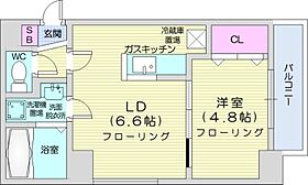 レジディア北二条イースト3  ｜ 北海道札幌市中央区北二条東2丁目1-3（賃貸マンション1LDK・11階・29.61㎡） その2