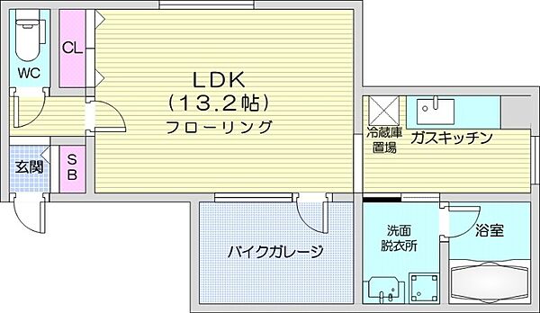 北海道札幌市西区発寒三条3丁目(賃貸マンション1K・2階・38.19㎡)の写真 その2