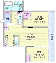 北海道札幌市中央区南二条西3丁目（賃貸マンション2LDK・10階・65.40㎡） その2