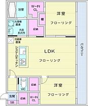 R-fino札幌桑園  ｜ 北海道札幌市中央区北八条西20丁目（賃貸マンション2LDK・2階・66.78㎡） その2