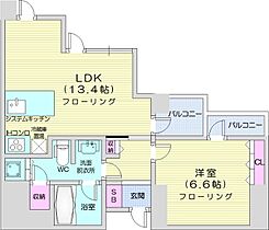 INFINITY22  ｜ 北海道札幌市中央区大通西22丁目2-1（賃貸マンション1LDK・5階・49.81㎡） その2