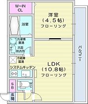 Harness南11条  ｜ 北海道札幌市中央区南十一条西14丁目（賃貸マンション1LDK・2階・35.04㎡） その2