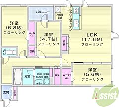 物件の間取り