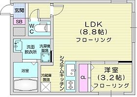 PATHOS MARUYAMA  ｜ 北海道札幌市中央区南七条西26丁目（賃貸マンション1LDK・3階・32.74㎡） その2