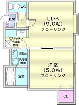 北海道札幌市北区新琴似五条12丁目（賃貸アパート1LDK・1階・31.79㎡） その2