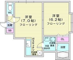 北海道札幌市東区北四十八条東4丁目（賃貸アパート1LDK・2階・31.99㎡） その2