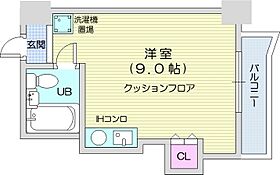 サイレンス医大前  ｜ 北海道札幌市中央区大通西17丁目1-63（賃貸マンション1R・7階・18.75㎡） その2