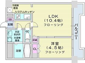 UURコート札幌北三条  ｜ 北海道札幌市中央区北三条東3丁目（賃貸マンション1LDK・12階・35.07㎡） その2