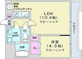 UURコート札幌北三条  ｜ 北海道札幌市中央区北三条東3丁目（賃貸マンション1LDK・12階・35.07㎡） その2