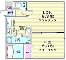 EXOR本通  ｜ 北海道札幌市白石区本通13丁目南（賃貸マンション1LDK・4階・31.35㎡） その2