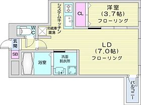 Court　Tiara  ｜ 北海道札幌市豊平区西岡四条8丁目（賃貸マンション1LDK・3階・30.20㎡） その2