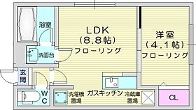 Raffine大通円山  ｜ 北海道札幌市中央区大通西22丁目1-30（賃貸マンション1LDK・4階・25.60㎡） その2