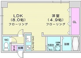 北海道札幌市北区北二十四条西3丁目（賃貸マンション1LDK・4階・30.53㎡） その2