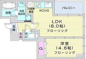 クラッセ円山　WEST  ｜ 北海道札幌市中央区北五条西23丁目（賃貸マンション1LDK・6階・31.27㎡） その2