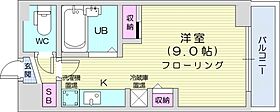 スカイハイツ  ｜ 北海道札幌市中央区北四条西25丁目（賃貸マンション1R・5階・16.53㎡） その2