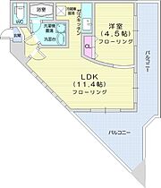 CITY SPIRE南6条  ｜ 北海道札幌市中央区南六条東2丁目（賃貸マンション1LDK・5階・36.30㎡） その2