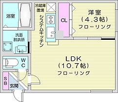 マルベックN22  ｜ 北海道札幌市東区北二十二条東1丁目（賃貸マンション1LDK・2階・34.13㎡） その2