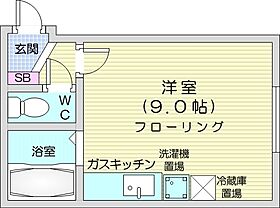 北海道札幌市北区麻生町3丁目（賃貸マンション1R・3階・19.98㎡） その2