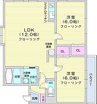 北海道札幌市北区北三十二条西9丁目（賃貸アパート2LDK・1階・55.00㎡） その2