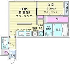 ガイアールS6  ｜ 北海道札幌市中央区南六条西9丁目（賃貸マンション1LDK・4階・33.39㎡） その2