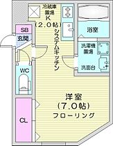 NSI発寒駅前  ｜ 北海道札幌市西区発寒九条13丁目（賃貸マンション1K・4階・24.39㎡） その2